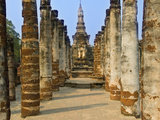 Wat Mahathat  Sukhothai Historical Park  UNESCO World Heritage Site  Sukhothai Province  Thailand  