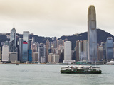 Star Ferry Crossing Victoria Harbour Towards Hong Kong Island  Two International Finance Centre Tow