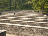 Labyrinth Maze Garden  Yuanmingyuan (Yuan Ming Yuan) Park  Old Summer Palace  Beijing  China  Asia