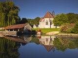 The Small Church of Saint Christophe in Cessy-Les-Bois  Burgundy  France  Europe
