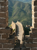 Watchtower View of Great Wall of China  UNESCO World Heritage Site  Huanghuacheng (Yellow Flower)  