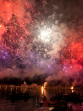 The Amazing Fireworks Display During the Night of Redentore Celebration in the Basin of St Mark  V