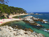 Cala Estreta  Cap Roig  Near Calella De Palafrugell  Costa Brava  Catalonia  Spain  Mediterranean  