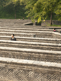 Labyrinth Maze Garden  Yuanmingyuan (Yuan Ming Yuan) Park  Old Summer Palace  Beijing  China  Asia