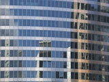 Buildings Reflecting in a Building in the La Defense District  Paris  France  Europe