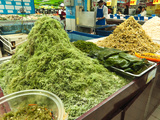 Kelp and Other Sea Products in a Local Grocery Store  Beijing  China  Asia