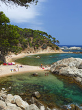 Cala Estreta  Cap Roig  Near Calella De Palafrugell  Costa Brava  Catalonia  Spain  Mediterranean  