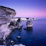The Falaise at Dusk  Bonifacio  South Corsica  Corsica  France  Mediterranean  Europe