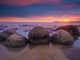 Moeraki Boulders  Otago  South Island  New Zealand  Pacific