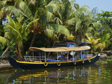 Boat for Tourists on the Backwaters  Allepey  Kerala  India  Asia