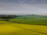 Looking across the Vale of Pewsey in Wiltshire from Knapp Hill  Wiltshire  England  United Kingdom 