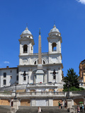 Trinita Dei Monti Church  Rome  Lazio  Italy  Europe