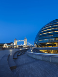 City Hall Building  Home of the Greater London Authority  Tower Bridge over the River Thames  Borou