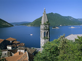 Church of St Nikola with Islet Monasteries of St George and Our Lady of the Lake  Perast  the Bok