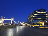 City Hall Building  Home of the Greater London Authority  Tower Bridge over the River Thames  Borou