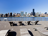 Skyline of Midtown Manhattan Seen from the East River Showing the Chrysler Building and the United 