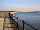 Roker Pier and Lighthouse  Sunderland  Tyne and Wear  England  United Kingdom  Europe
