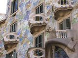 Facade of Casa Batlo  UNESCO World Heritage Site  Barcelona  Catalonia  Spain  Europe