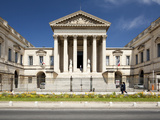 The Neoclassical Palais De Justice  Rue Foch  Montpellier  Languedoc-Roussillon  France  Europe
