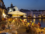 Cafe on Harbour  Cadaques  Costa Brava  Catalonia  Spain  Mediterranean  Europe