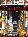 Neon Signs  Kabukicho  Shinjuku  Tokyo  Japan  Asia