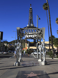 Silver Four Ladies of Hollywood Gazebo  Hollywood Walk of Fame  Hollywood Boulevard  Hollywood  Los