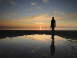 Antony Gormley Sculpture  Another Place  Crosby Beach  Merseyside  England  United Kingdom  Europe