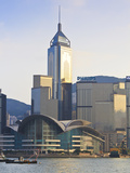 Hong Kong Convention Centre and Skyline  Hong Kong Island  Hong Kong  China  Asia