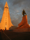 Cathedral in Reykjavik  Iceland  Polar Regions
