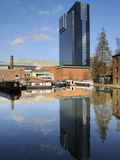 Gas Street Canal Basin  Birmingham  West Midlands  England  United Kingdom  Europe