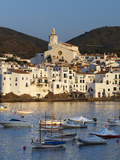 Harbour and Town  Cadaques  Costa Brava  Catalonia  Spain  Mediterranean  Europe
