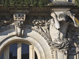 One of the Four Atlantes on the Hotel De Ville (Town Hall)  Tours  France  Europe