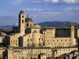 Buildings at Piazza Duca Federico  Le Marche  Italy