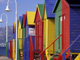 Changing Huts on St John's Beach  Capetown  South Africa