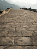 Animal Print in the Road  Great Wall of China  UNESCO World Heritage Site  Huanghua Cheng (Yellow F