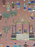 Mirror Mosaics  Reclining Buddha Shrine (Red Chapel)  Wat Xieng Thong  UNESCO World Heritage Site  
