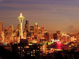 New Year's Day in Seattle  Washington  Usa