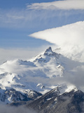 Snow-Covered Mt Rainier Viewed from Crystal Mountain  Washington  Usa