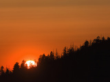 Sunset  Great Smoky Mountains National Park  North Carolina  Usa