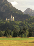 Neuschwanstein Castle  Built by King Ludwig  Fussen  Germany