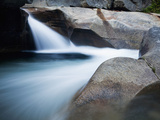 Flowing Water in Pemigewasset River  Franconia Notch State Park  Lincoln  New Hampshire  Usa