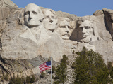 Mount Rushmore Carved into Black Hills  Mount Rushmore National Monument  South Dakota  Usa
