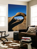 Mt Whitney and Lone Pine Peak  Alabama Hills  Eastern Sierra Range  California  Usa