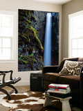 Tower Falls and Mossy Canyon Wall  Yellowstone National Park  Wyoming  Usa