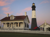 Lighthouse in Early Light at Tybee Island  Georgia  Usa