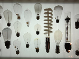 Old Light Bulbs  Dibner Hall  History of Science  Huntington Library  Pasadena  California  Usa