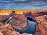 Horseshoe Bend on the Colorado River at Sunrise Near Page  Arizona  Usa