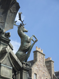 Statue to 7th Duke of Queensberry  Walter Francis Scott  the Royal Mile  Edinburgh  Scotland