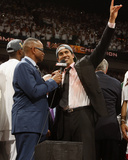 Miami  FL - June 21:  Head Coach Erik Spoelstra of the Miami Heat