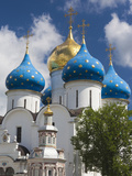 Cathedral of the Assumption  Trinity Monastery of Saint Sergius  Sergiev Posad  Moscow  Russia